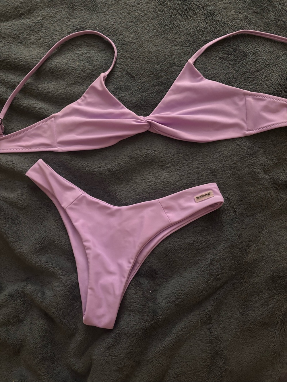Blackbough Lilac Twist Front Bikini Set